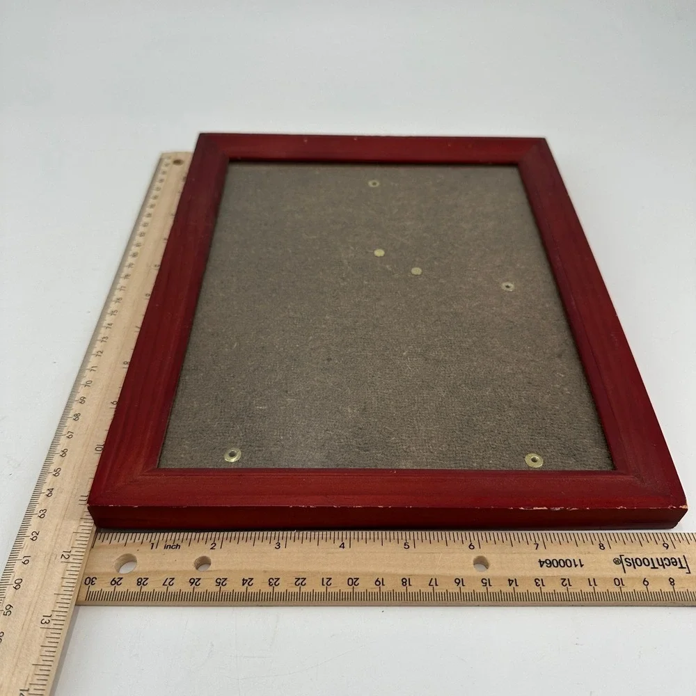 N/A red wooden